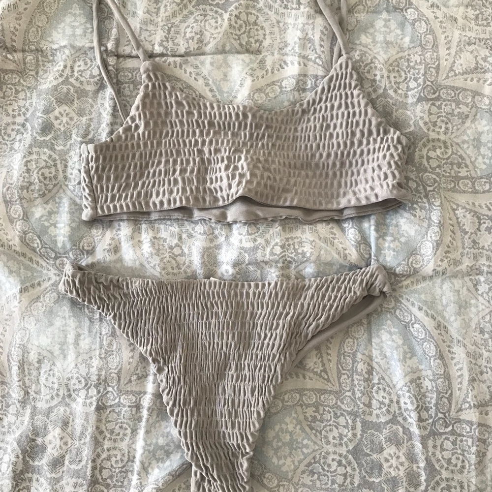 GRAY BIKINI SET